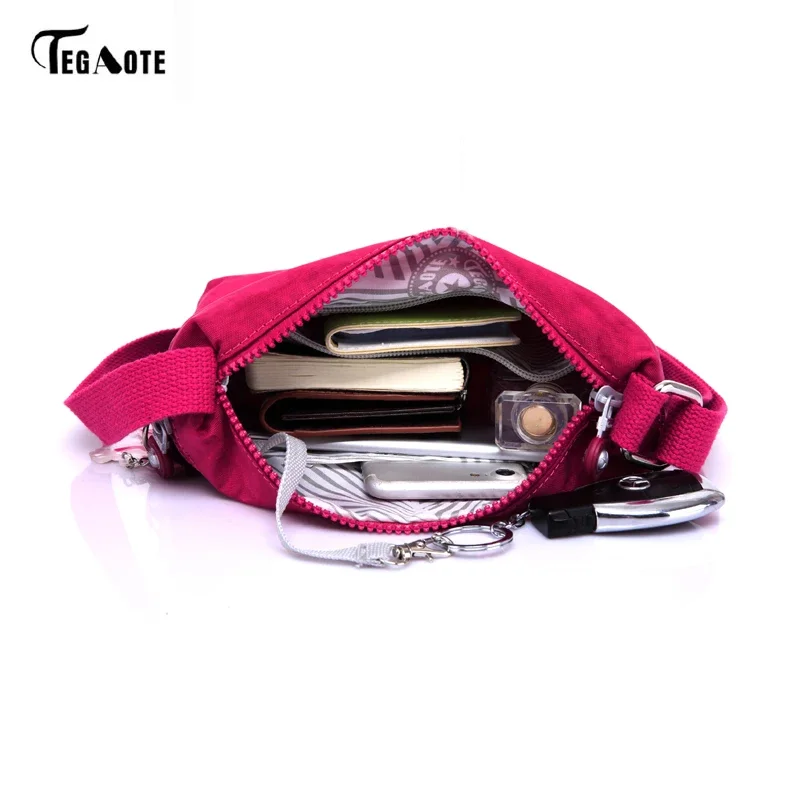 Women Nylon Messenger Shoulder Crossbody Bag