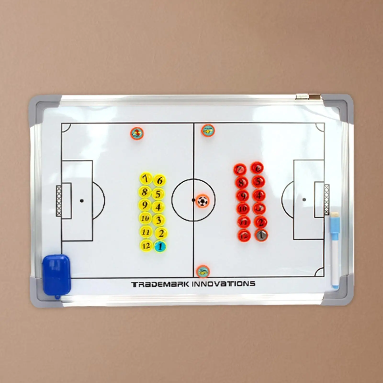 Soccer Coaches Board Portable Magnetic Soccer Whiteboard for Soccer Training