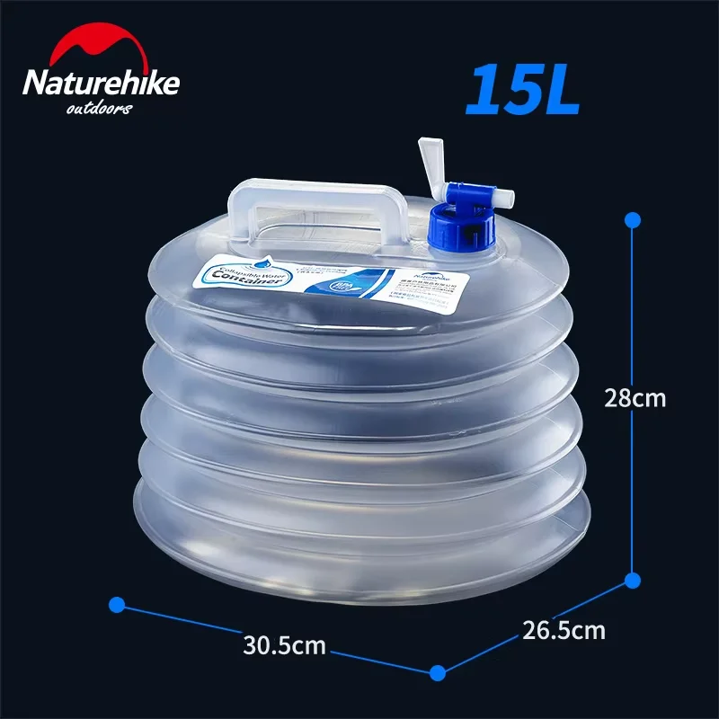  slider image of Naturehike Collapsible Water Bucket