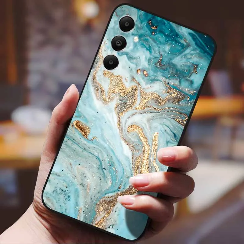 Luxurious Marble TPU Soft Phone Case - Stylish Silicone Cover Protector