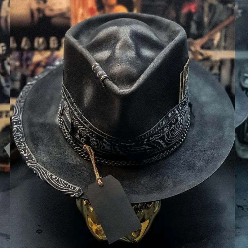 Skull Cowboy Fun and Vibrant Cowboy Women Men Household cowboy hats