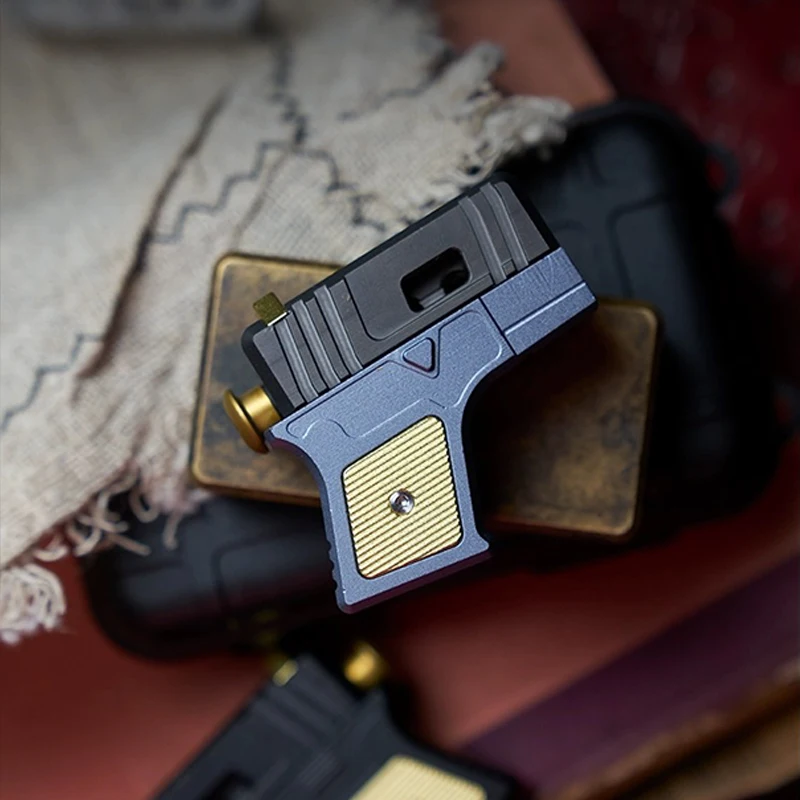 Edc Battle Master Metal Egg Push Slider Fidget Glock Pistol Adulti Antistress Adhd Ant-Ansia Sensory Fidget Toys