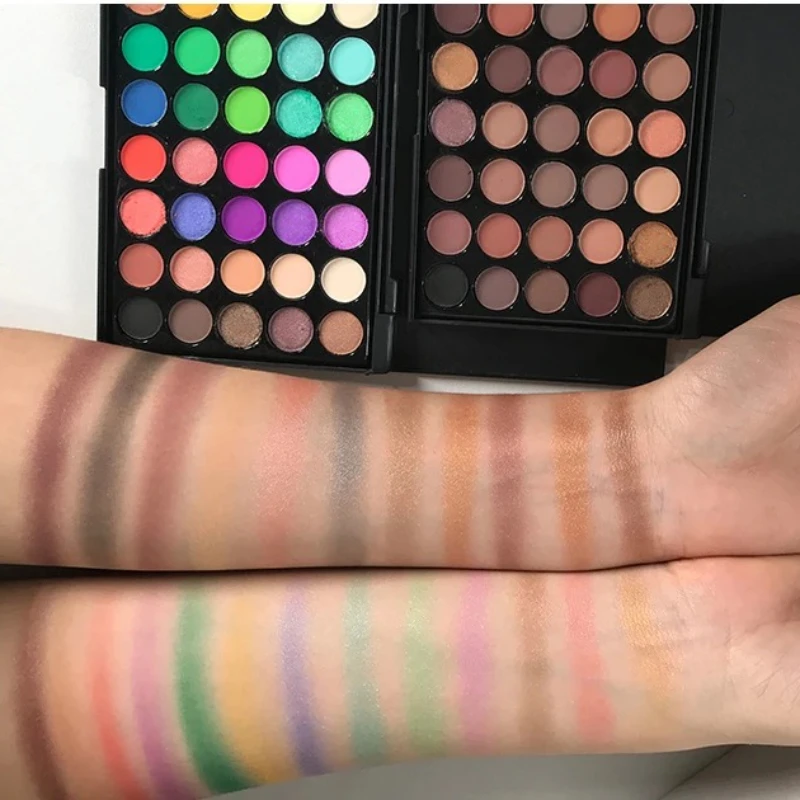 Pearlescent 15/40 Color Eyeshadow Palette High Saturation Eye Shadow Plastic This European American Hot Selling Spot Earth Color