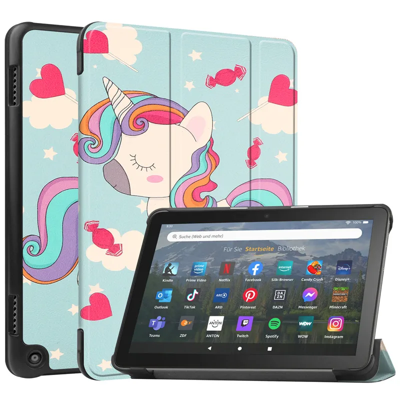 Premium Trifold Magnetic Leather Smart Cover