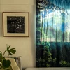 Scenery Tree Tulle Sheer Curtains for Living Room Decoration Curtains for the Room Bedroom Kitchen Voile Pervious To Light 1