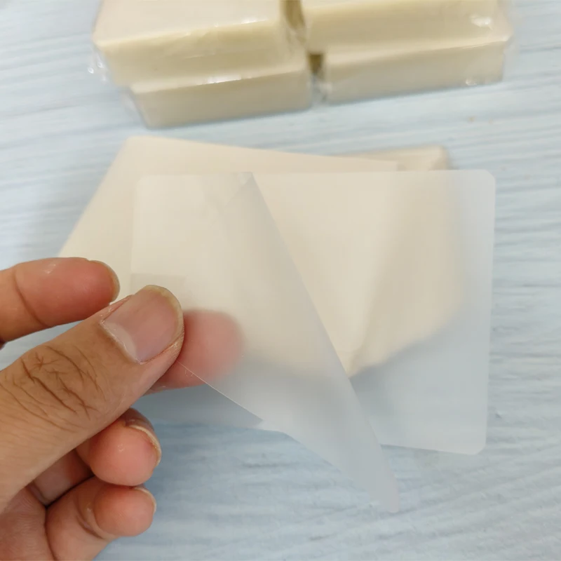 Mini Thermal Laminating Pouch 500pcs 3" 95x66mm 100 Mic Clear Laminate Sheets Photo Protect Cover Film For Lamination Writer