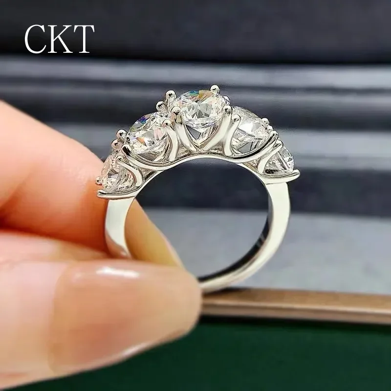 アクセサリー K18 Moissanite VVS-1 Set Amazon.com: Yeesoth Moissanite Wedding Rings Bridal Sets