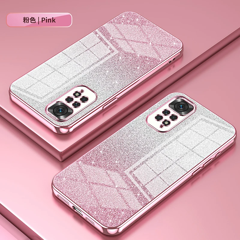 Sparkling Glitter Plating Soft TPU Phone Case - Ultra Slim & Durable Back Cover