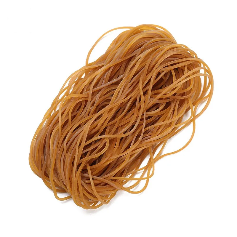50/100Pcs 102*1.4mm Large Rubber Band High-quality Stretchable Sturdy Yellow Rubber Rings Rubber Elastic Bands