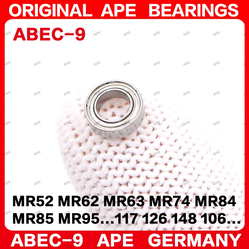 10pcs ABEC-9 bearing MR52ZZ MR62ZZ MR63ZZ MR74ZZ MR84ZZ