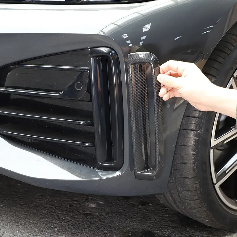 

Передняя противотуманная фара для BMW 4 серии F26 G26 2021-23, аксессуары для защиты противотумансветильник фар из настоящего углеродного волокна