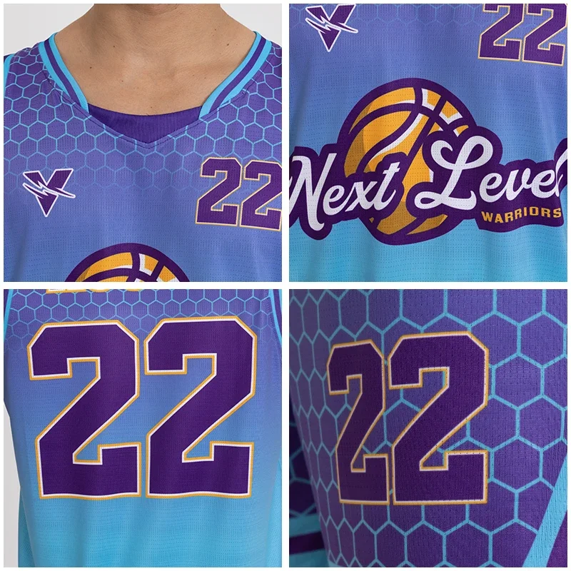 Red Twill College Basketball Team Uniforms Sets Breathable Throwback Basketball Shirt Men Uniform With Pockets