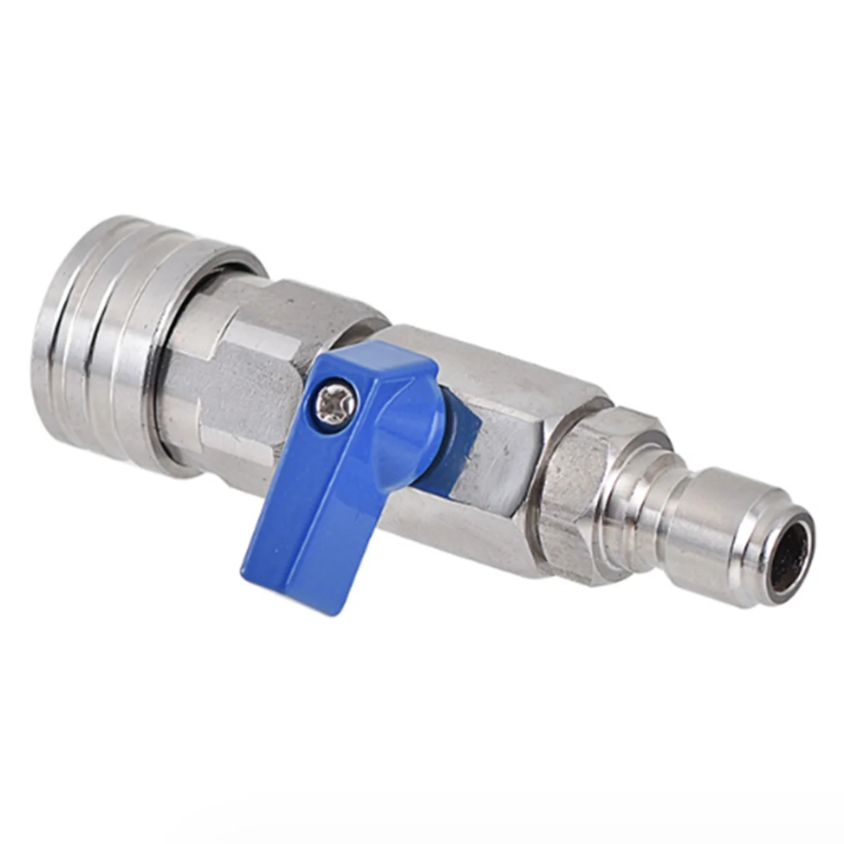 

High Pressure Washer Ball Valve Kit 3/8 NPT Quick Connector 4500 PSI for Power Washer Hose