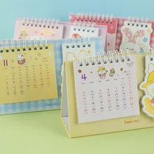 

2022 Home Office Table Calendar Cute Cartoon Pattern Annual Schedule Planner Flipping Monthly Desktop Book Calendar Printing