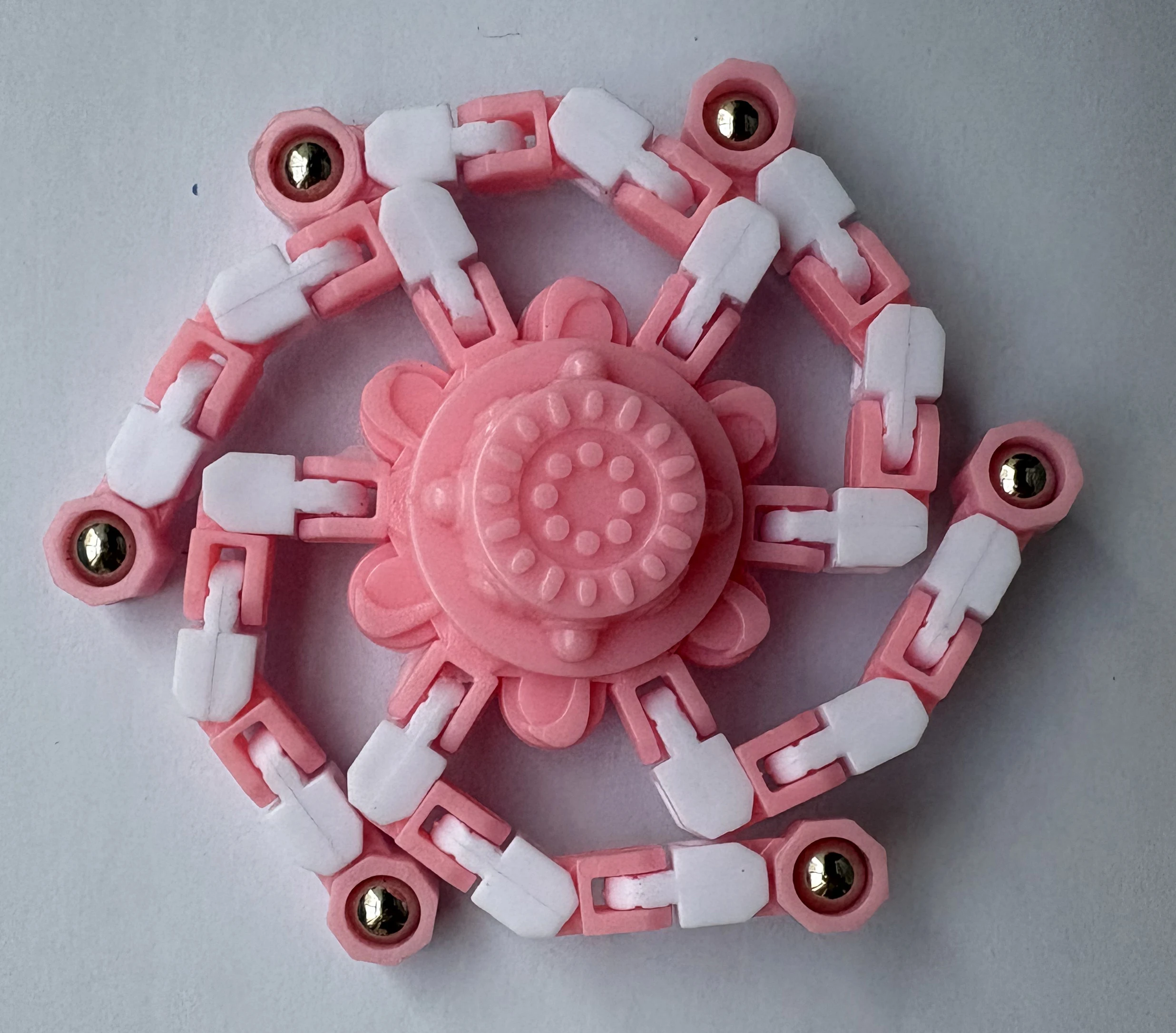 Colorful Deformed Fidget Chain Toy for All Ages - Stress Relief and Fun Gift