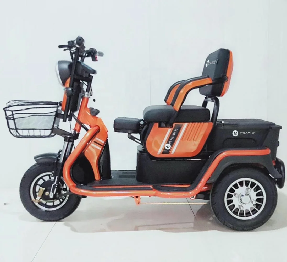 Electric tricycle 650W 500W 350W differiential motor 3 wheel trike CE for adult passenger and cargo carry assembly 24v 650w dc motor forklift drive wheel agv