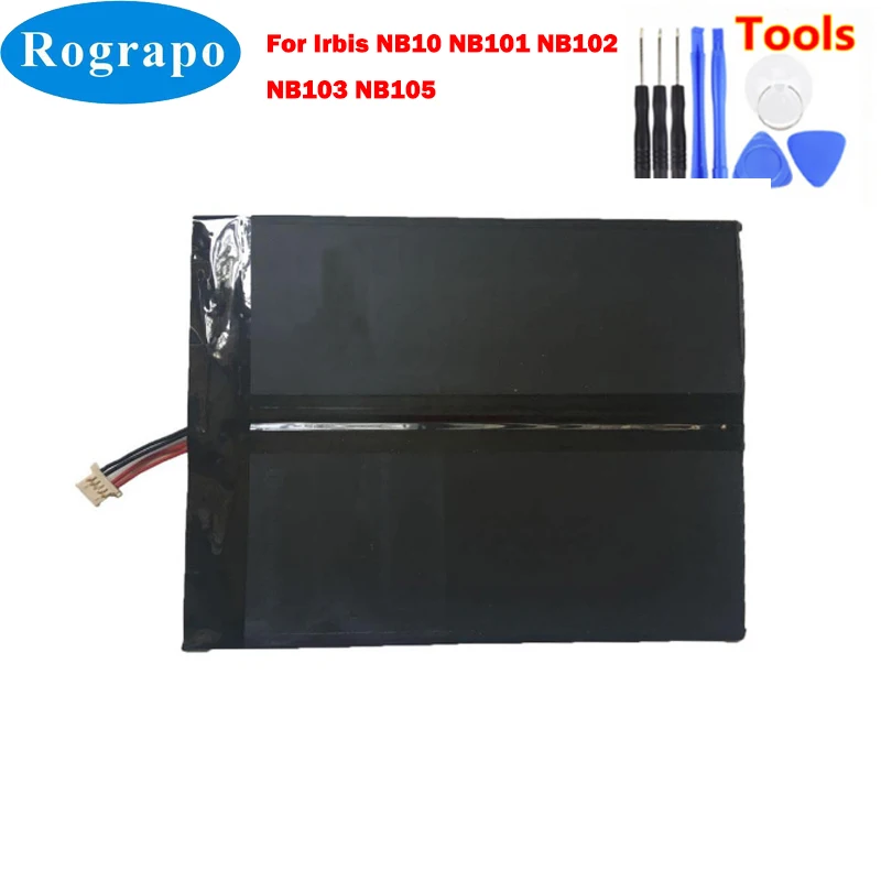 New 3.8V 8000mAh Battery For Irbis NB10 NB101 NB102 NB103 NB105.
