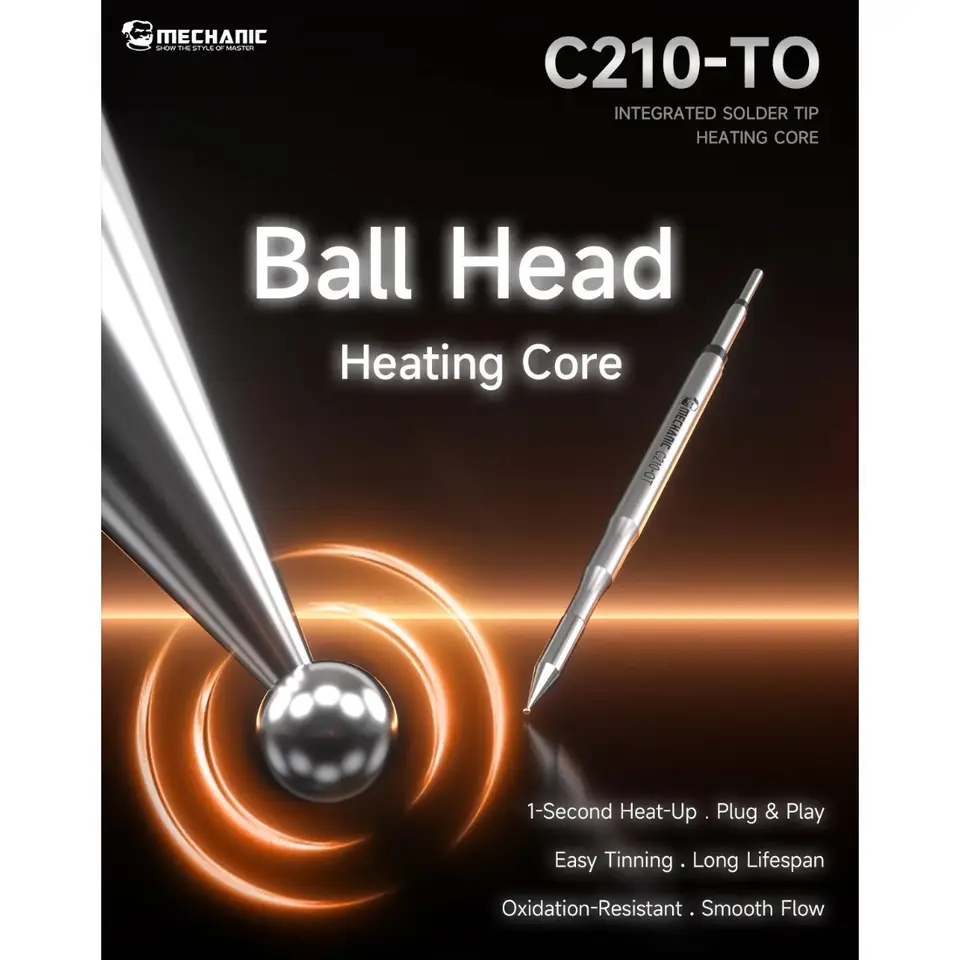 MECHANIC C210-TO Soldering Iron TIPS Welding Tips Integrated Soldering Iron Tip SMD Head for C210 Series Solder Station image 2