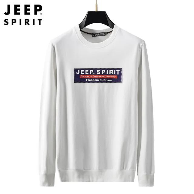 심플하면서도 세련된 JEEP SPIRIT 남성용 스웨터: 캐주얼한 엘레강스, 편안함, 내구성