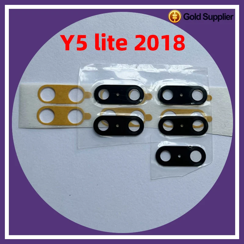 Rear Back Camera Glass Lens For Huawei Y5 lite 2018 Camera Glass Lens Glass + Sticker Replacement Repair
