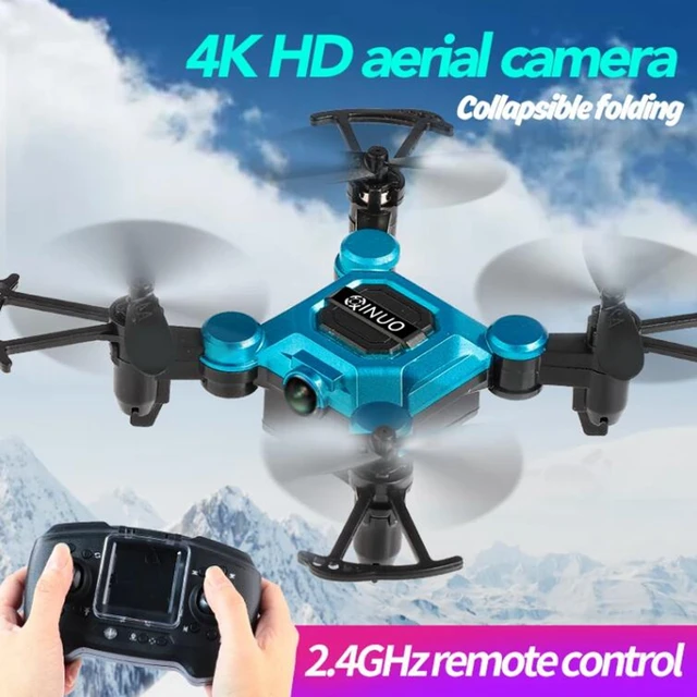 Drone avec caméra 4K Wi-Fi et télécommande repliable Wi-Fi de type  quadricoptère