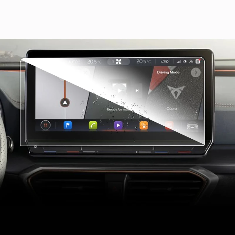 Car Navigation Touch Center Screen Protector PET Film For Cupra Formentor 12 Inch
