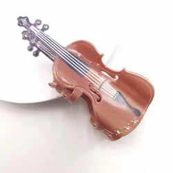 Musical Festival Hair Clip: Stylish Strong Hold Hair Claw (Brown)