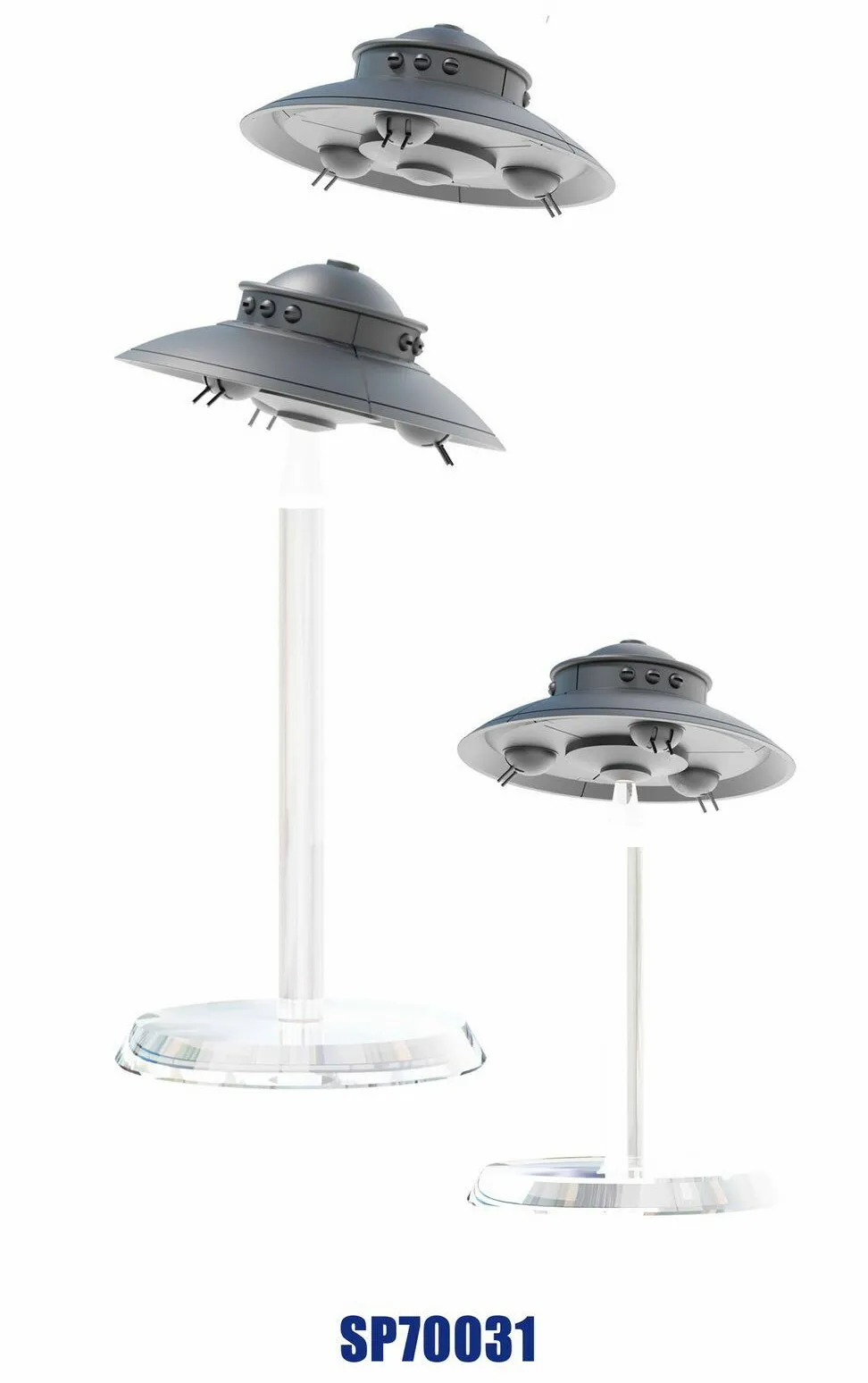 제2차 세계대전 독일 비행기 무기 비행접시 3D 프린트 모델 키트 SP70031 1/700 스케일 하우네부 I