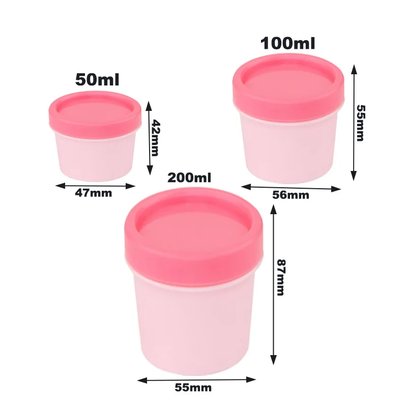 12Pcs 6.8oz/200ml Empty Mixing Bowls With Lids - Leakproof