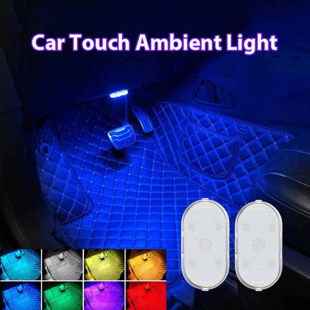 Luci tattili a LED per auto lampade da lettura per auto senza fili Mini  luce interna di ricarica USB per la luce dell'auto della scatola di  immagazzinaggio del bagagliaio del piede della porta - AliExpress