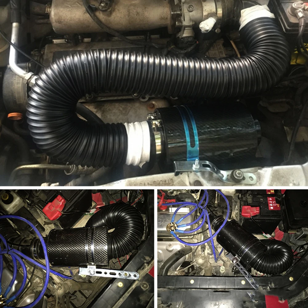 Carbon-fiber-air-box-Car-air-filter-set-Air-intake-modification-High ...