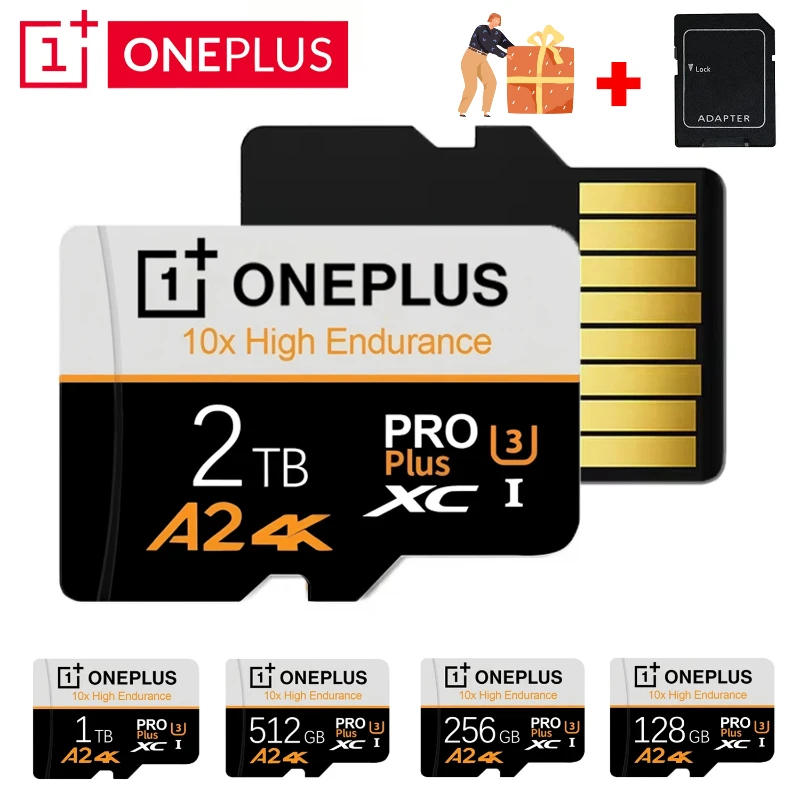 원플러스 2TB 메모리 카드 1TB 메모리 카드 512GB TF SD 카드 대용량 플래시 카드 플래시 드라이브 PC/폰/맥/카메라용 2026 신제품