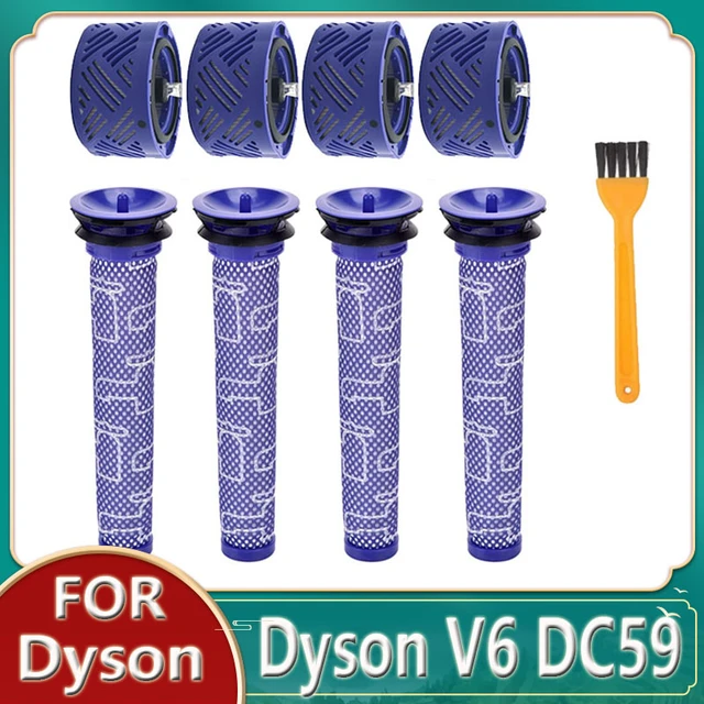 3 Pack HEAP Motor Filter For Dyson V6 V7 V8 Cordless Vacuum Cleaner Parts