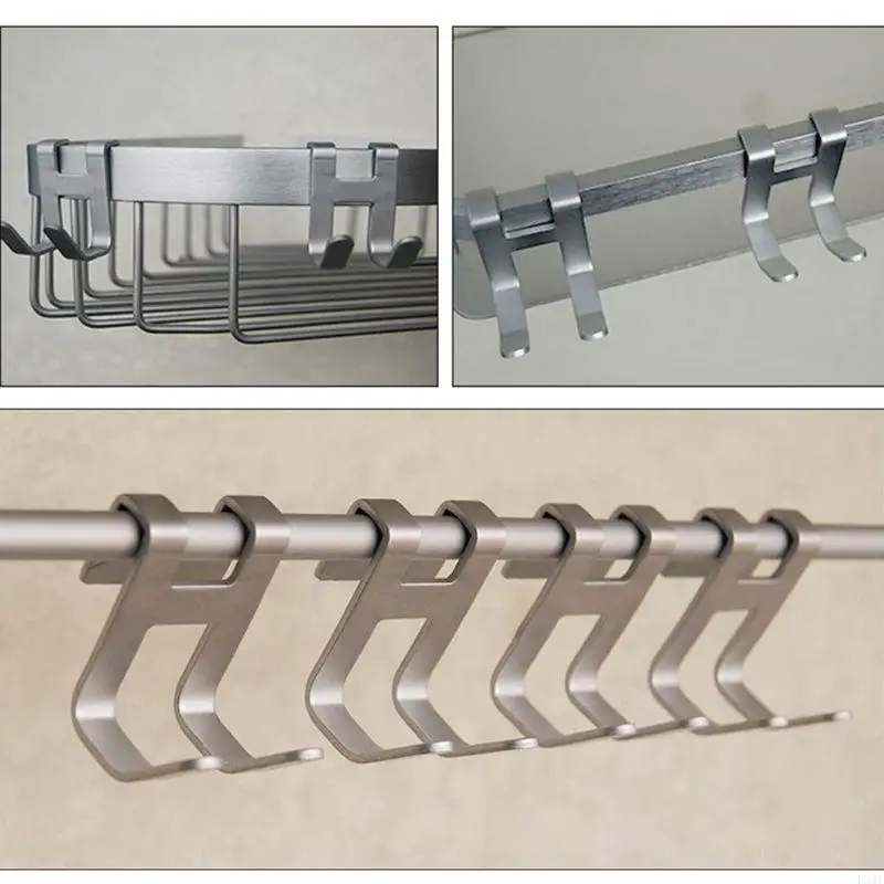 Shower Frameless Glass Door Hook Hole Towel Rack Hanger Key Holder Clothes Bathroom for LXAF