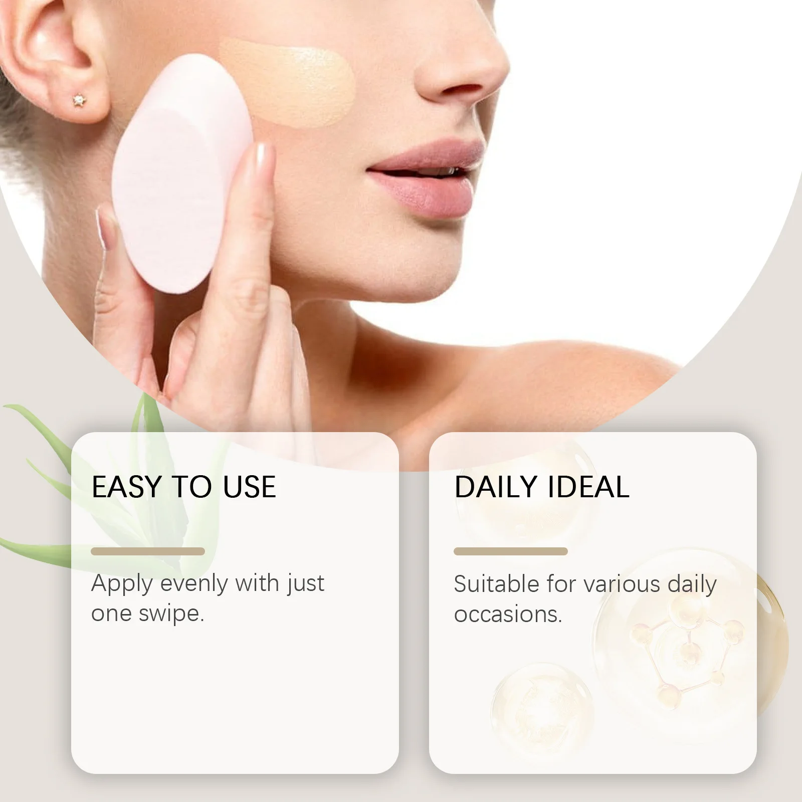 Liquid foundation Waterproof foundation Color Changing Liquid foundation Soft Matte Concealer Full Coverage Waterproof Lasting Hydrating Brighten Makeup base Cosmetics