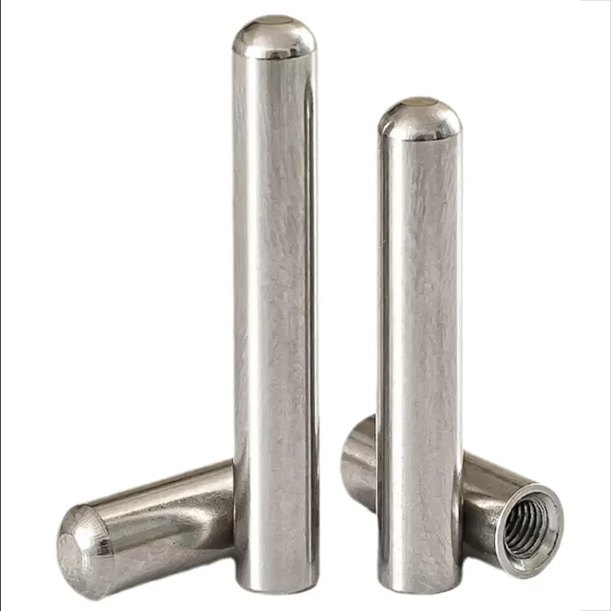 M2M3M4M5M6M8 Stainless Steel One Head Round Head Guide Pillar Cylindrical Pin Internal Thread Perforated Pin Positioning Pin