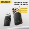 Essager 10000mAh Magnetic Power Bank 5 in 1 Wireless Fast Charger Stand With USB C Cable For Magsafe iPhone Watch Earbuds Xiaomi 3