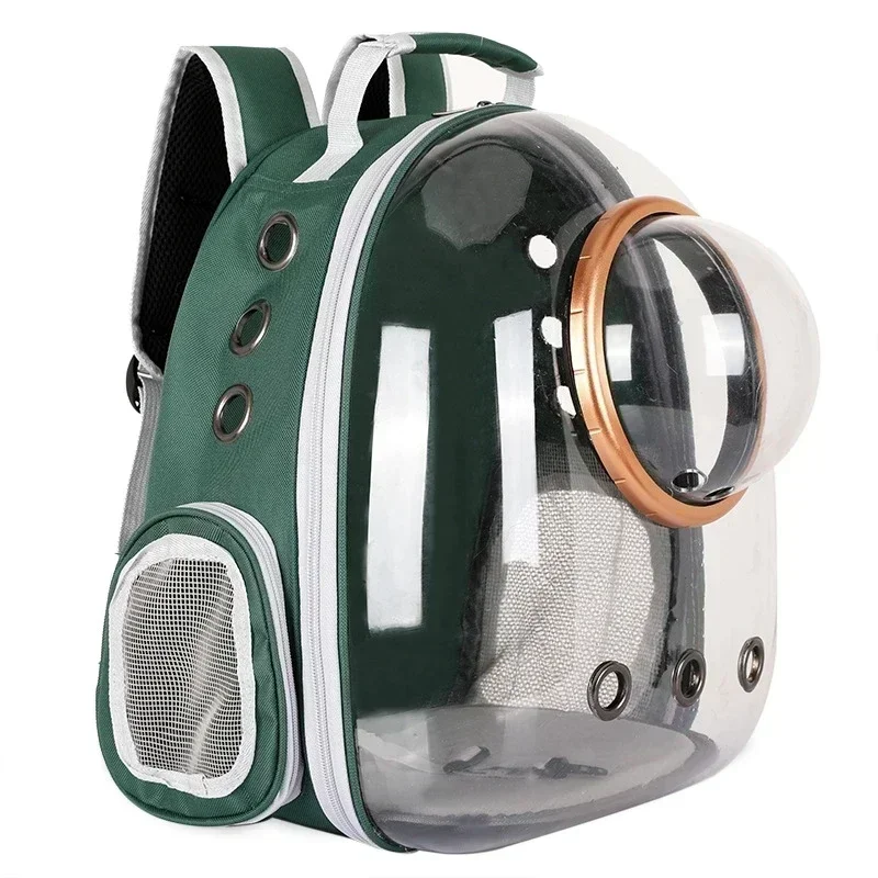 Transparent Capsule Pet Cat Backpack Out Travel Portable Cat Accessories Breathable Bag for Cats and Small Pet Dogs