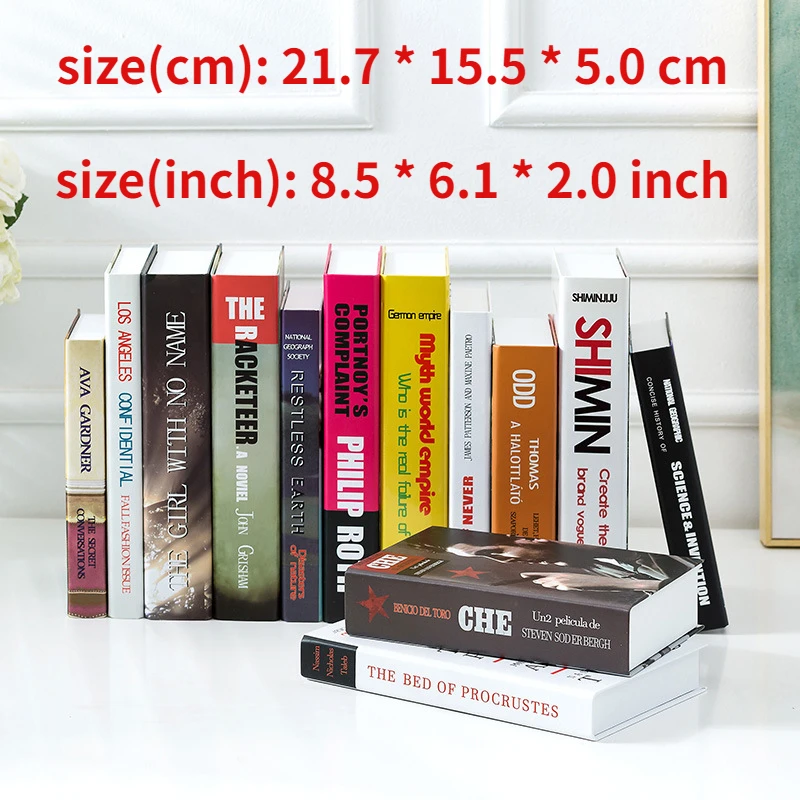 

3 шт./партия, поддельные книги для украшения гостиной