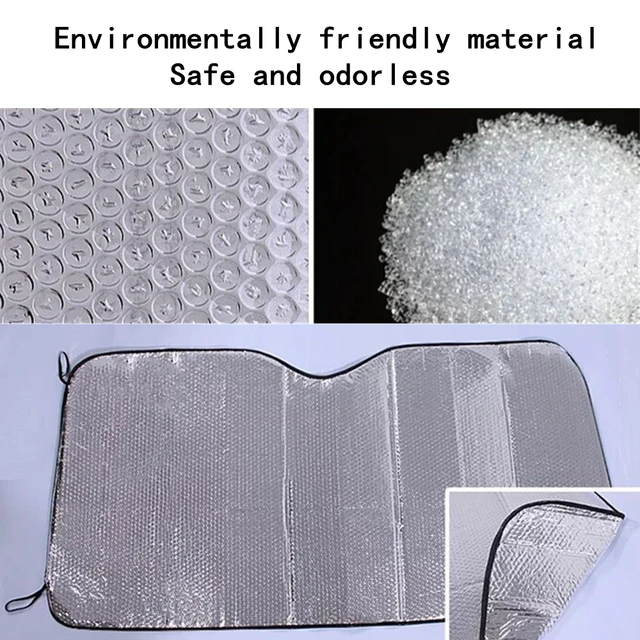 150x80CM Car Window Windshield Snow Ice Sun Shade Anti-UV Protection Front Rear Windshield Block Cover Visor Auto Accessories 5