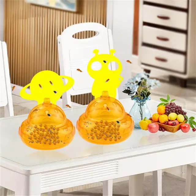 Gyümölcsleples Csapdák Beltéri Gnat Fogó Készlet Könnyen Megtisztíthatók Háztartási Készletek Rovarcsapdát A Kempinghez Kültéri - Image 5