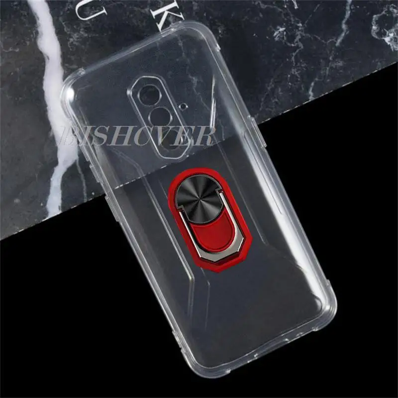 For Blackview BV5200 Pro BV5200Pro 2022 Back Ring Holder Bracket Phone Case Smartphone TPU Soft Silicone Cover 2