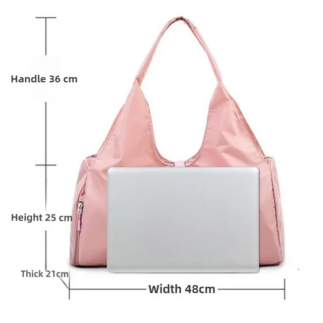 Yoga Mat Bag Women Gym Fitness Handbags Training Sac De Sport Swimming Travel Duffle Bags Dry Wet Separate Sports Shoulder Bag 5