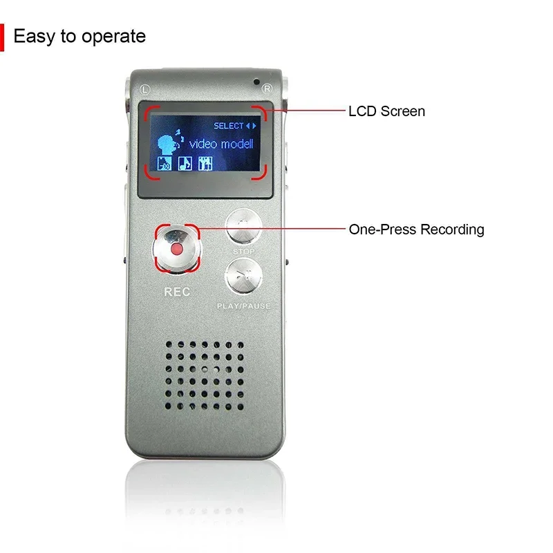 8GB voice recorder MP3 player mini sound audio recorder professional mini USB flash drive recording dictaphone voice recorder