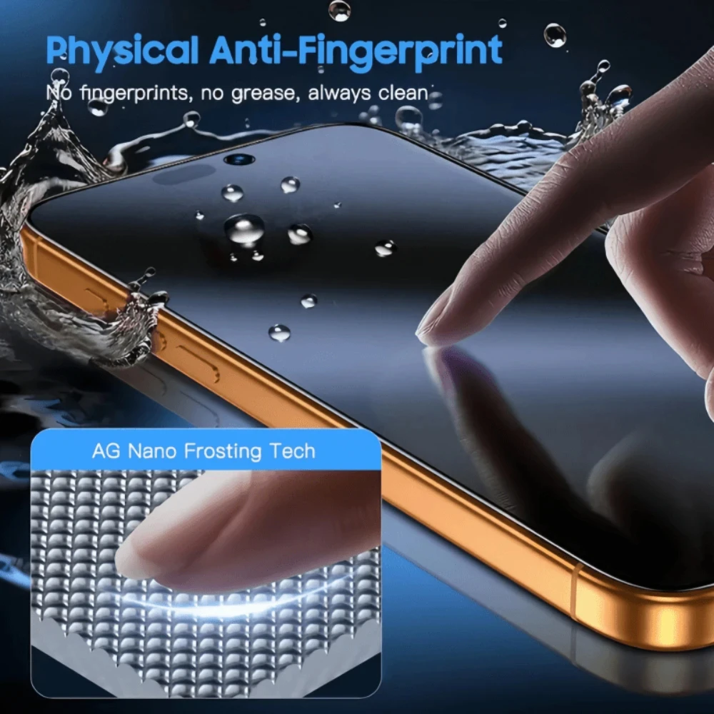 Privacy-Focused Easy Install Anti-Spy Tempered Glass Screen Protector