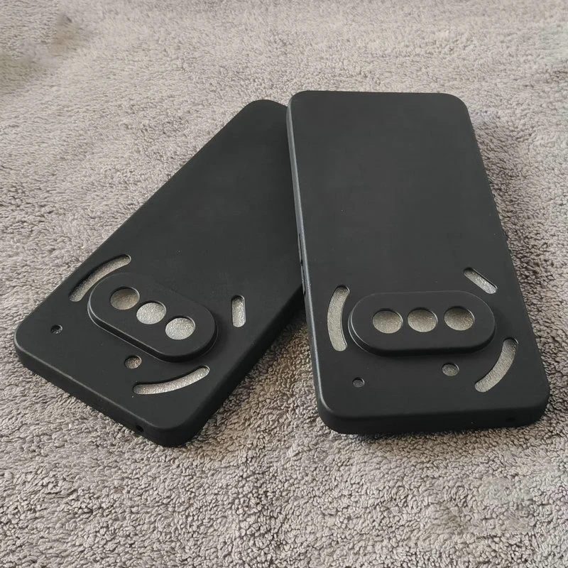 Black Matte Silicone Shockproof Protective Phone Case