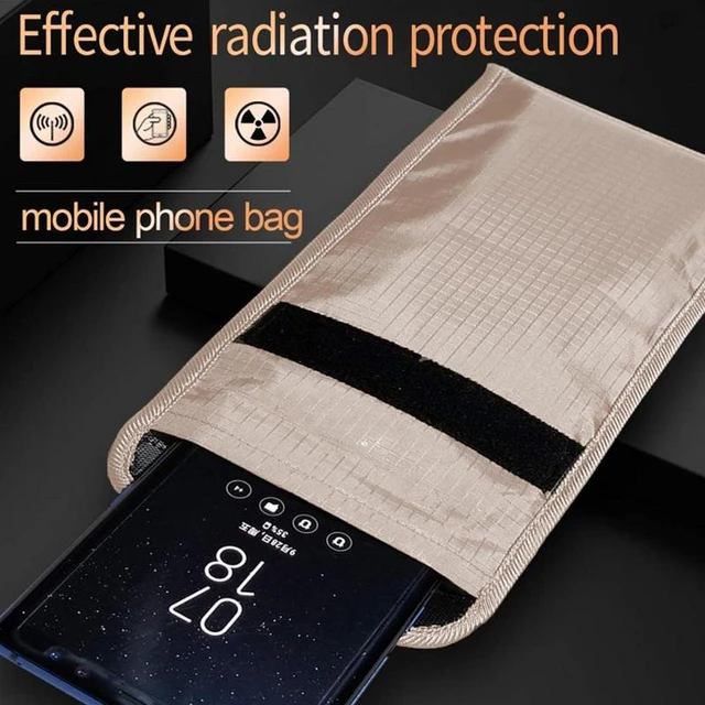 Faraday Bags - Block GPS - Bluetooth - WiFi - RFID and Protect Keyfobs Waterproof Phone Size