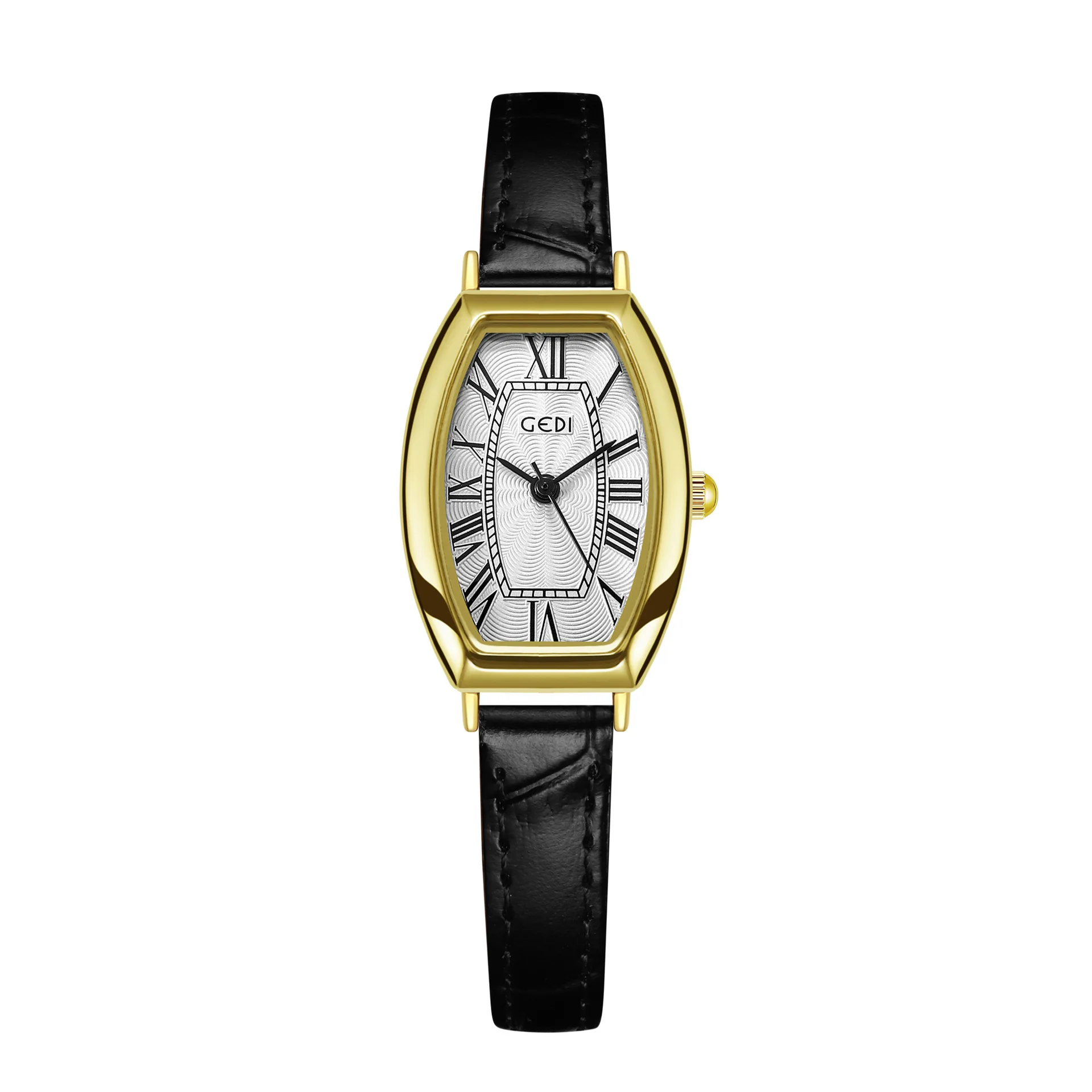 Free shippings Fashion Simplicity cask shape belt Watch For women's girl student Chain watch strap watch Women's accessories