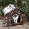 Cat House Waterproof Outdoor Winter Warm Pet Cat Cave Sleeping Beds Tent Home Foldable and Washable for Small Dog Puppy Supplies 4