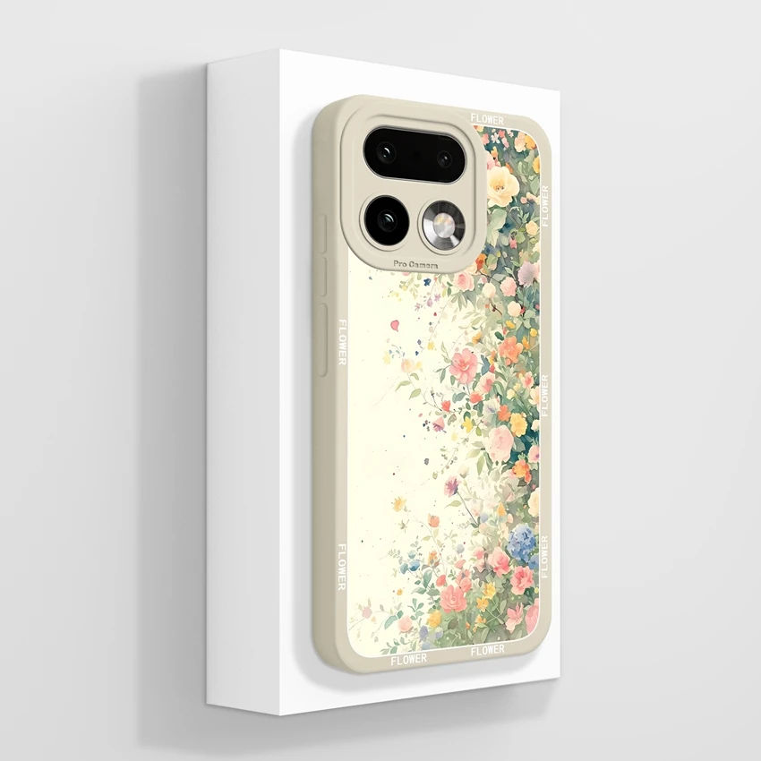 Stylish Floral Lightweight Phone Case - High Quality Soft Smooth Finish